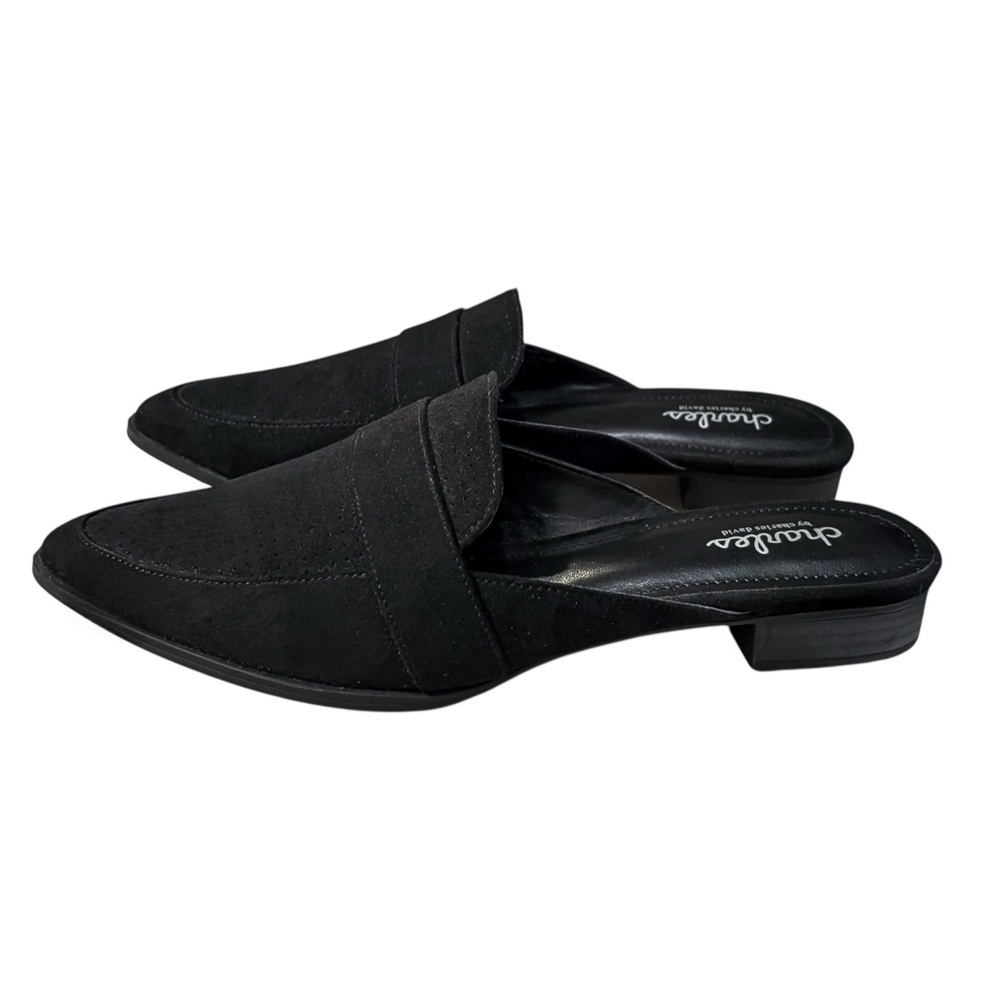 Charles by Charles David Leather Perforated Mules - Picture 4 of 7